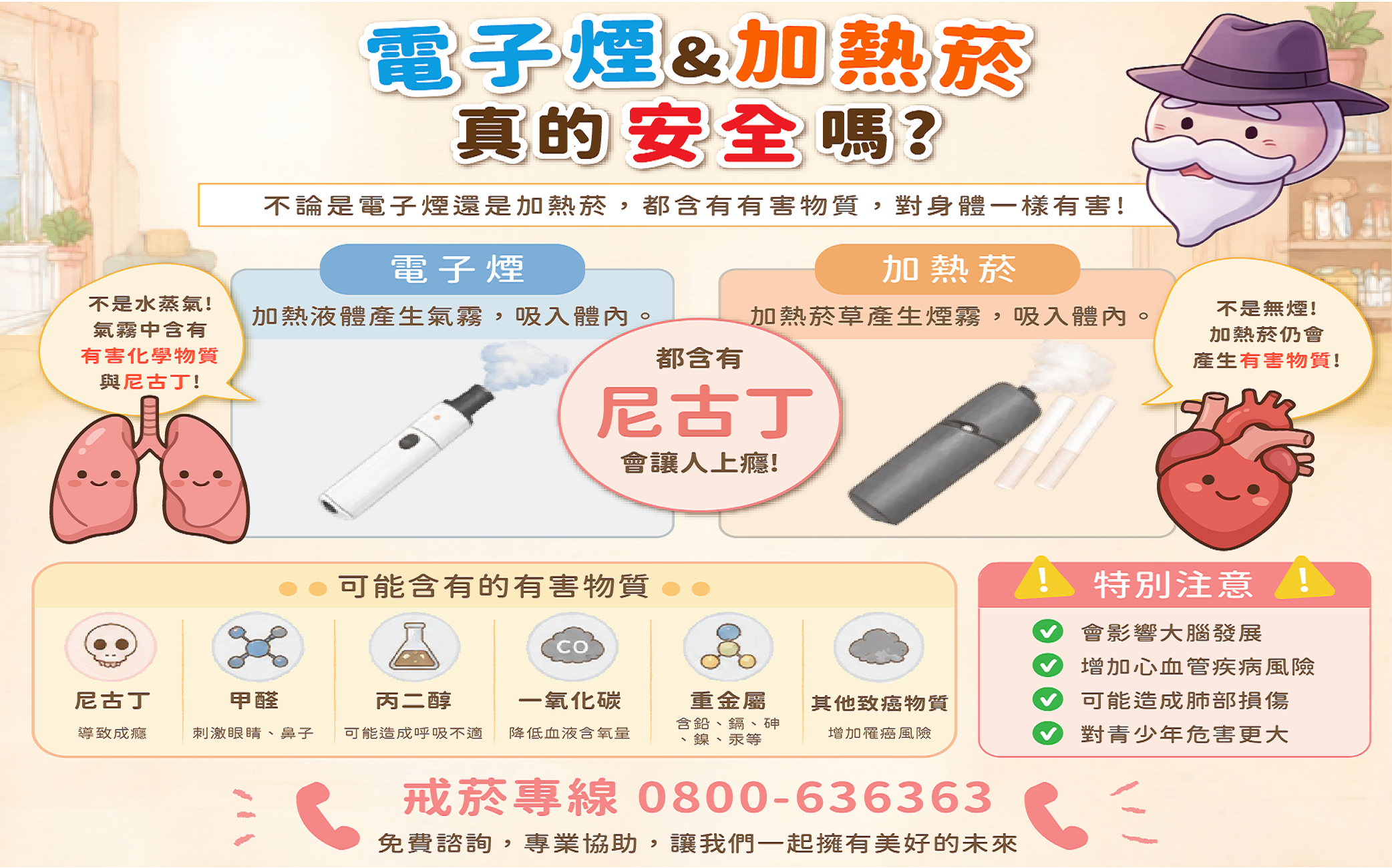 禁電子菸宣傳